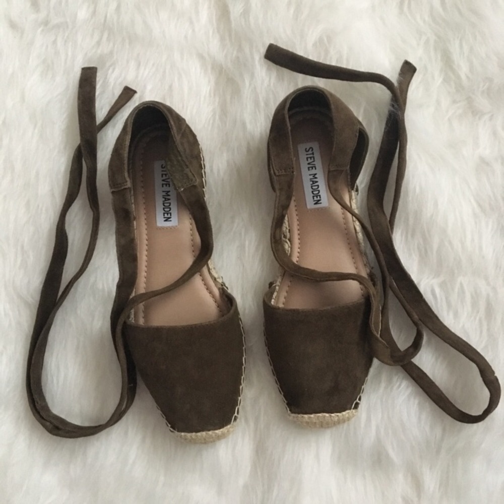 Rosette Tie up espadrilles